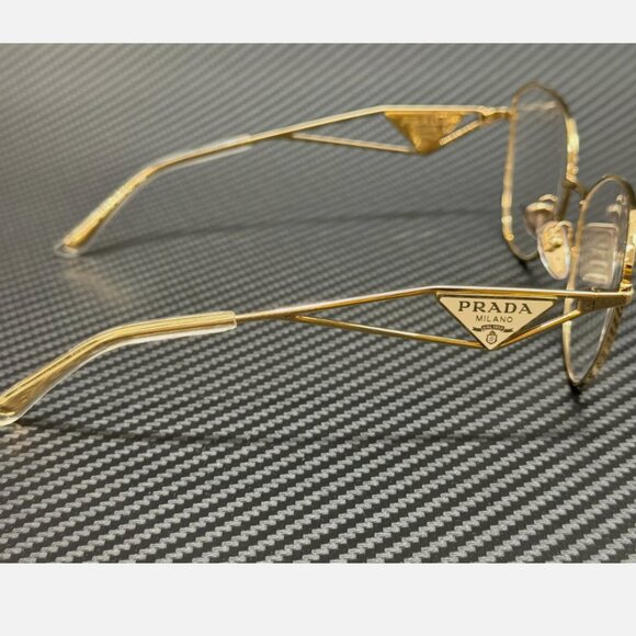 Prada Gold Pale Women's 55mm Eyeglasses - Picture 4 of 5